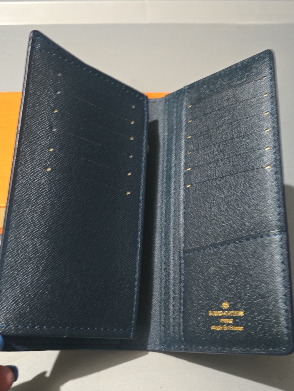 Blue Monogram Wallet - Picture 2 of 2